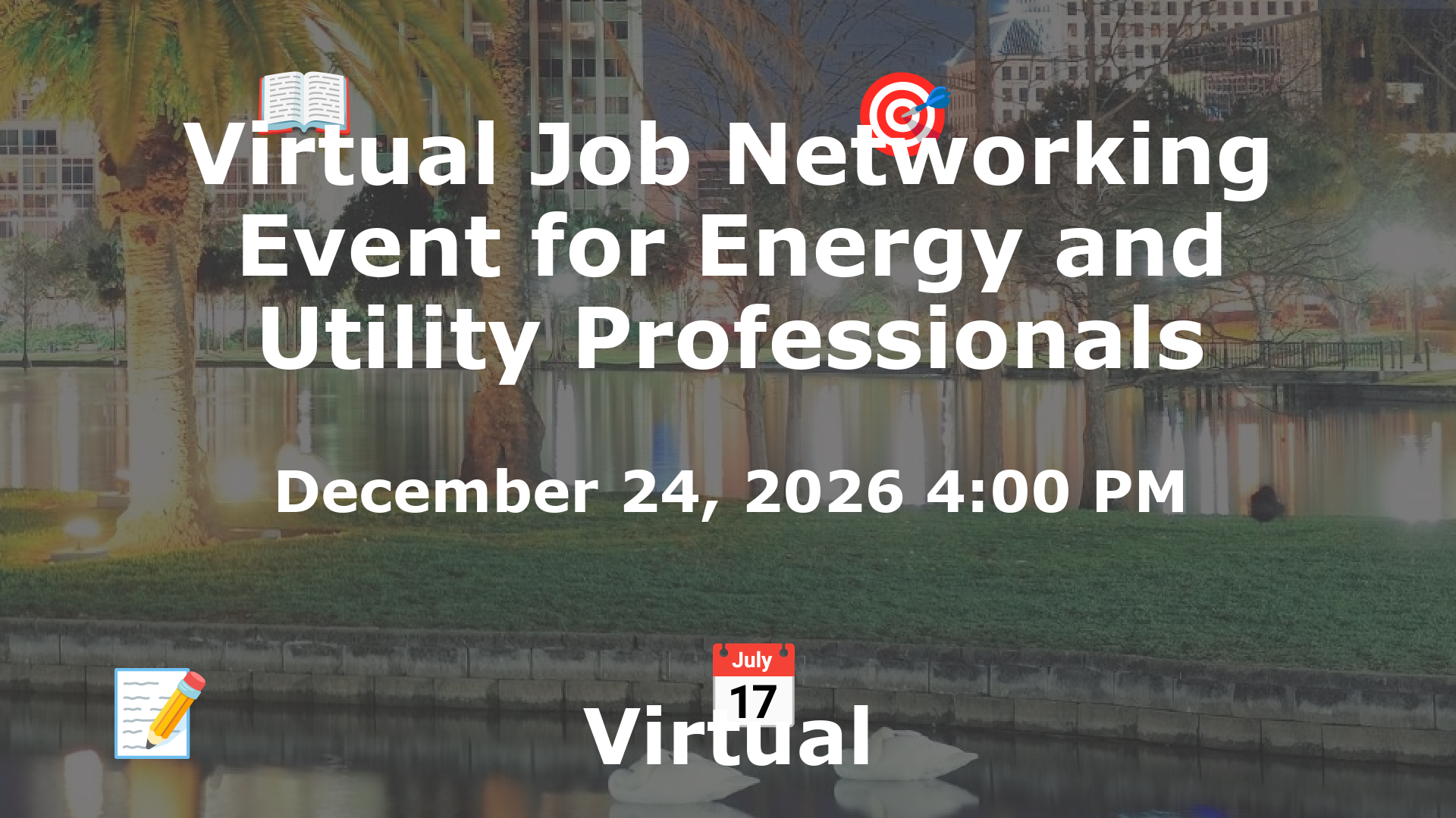 Virtual Job Networking Event for Energy and Utility Professionals event image